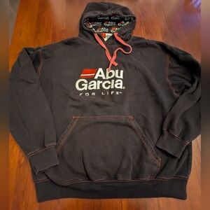 Abu Garcia men's hoodie sweatshirt, size Large
